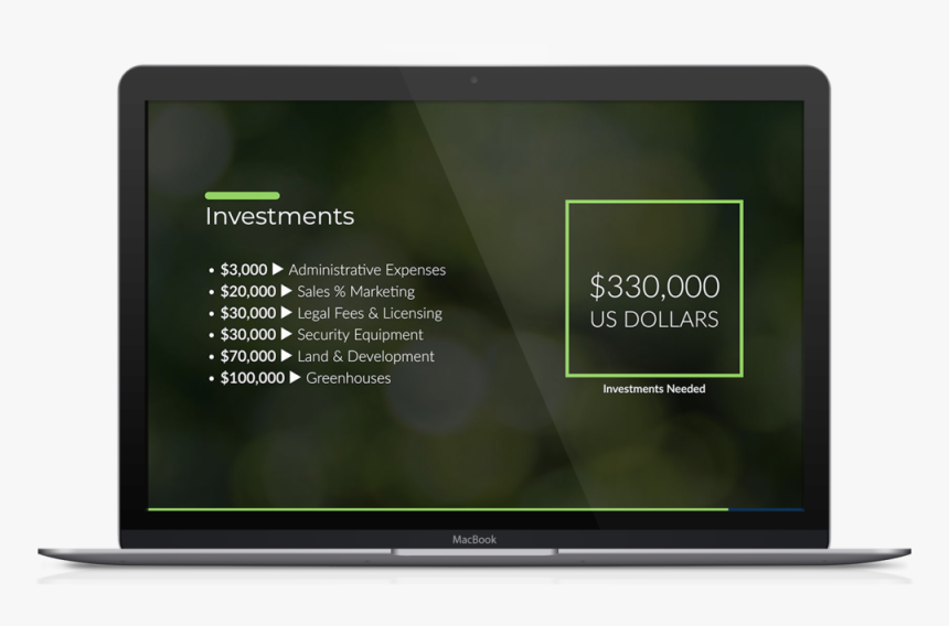 Cannabis Investor Pitch Deck Template 5 - Electronics, HD Png Download, Free Download