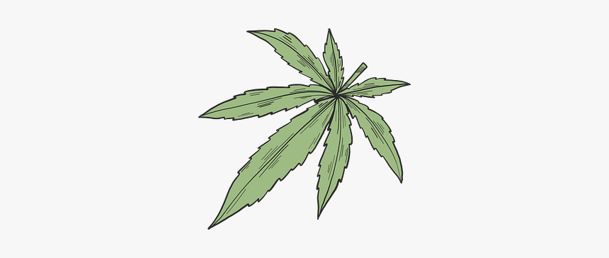 Marijuana Clipart - Illustration, HD Png Download, Free Download