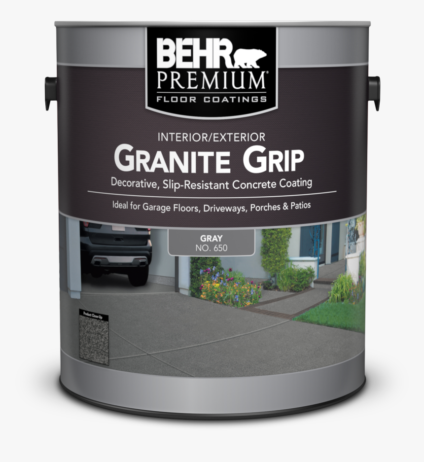 Behr Granite Grip Concrete Paint Colors, HD Png Download, Free Download