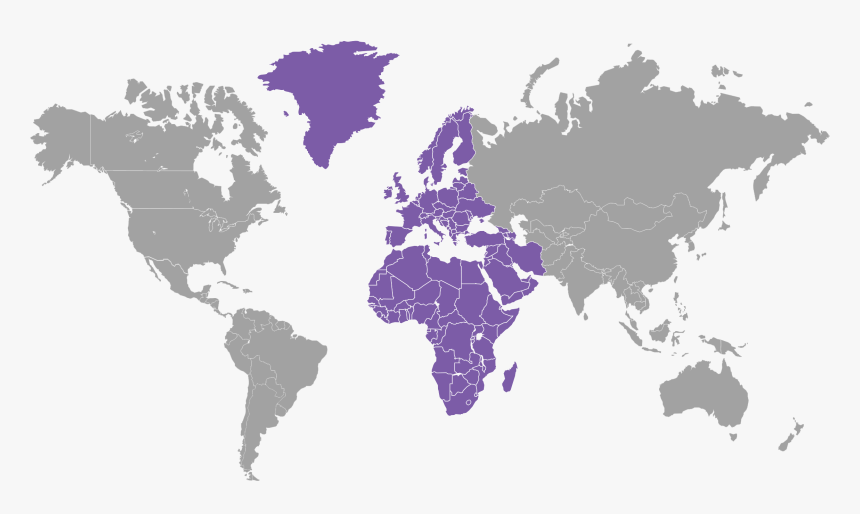 Aramex World Map, HD Png Download, Free Download
