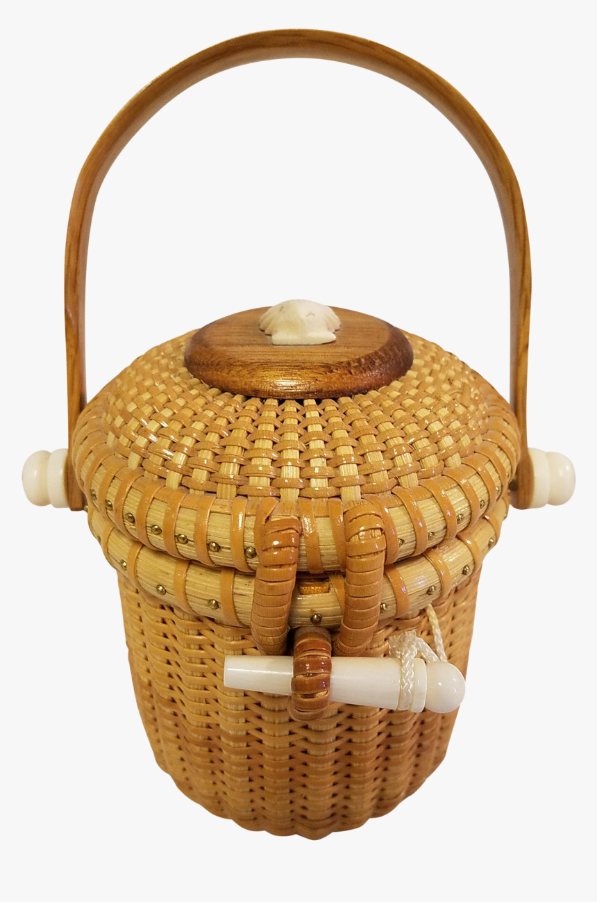 Scrimshanders Nantucket Woven Basket On Chairish - Picnic Basket, HD Png Download, Free Download