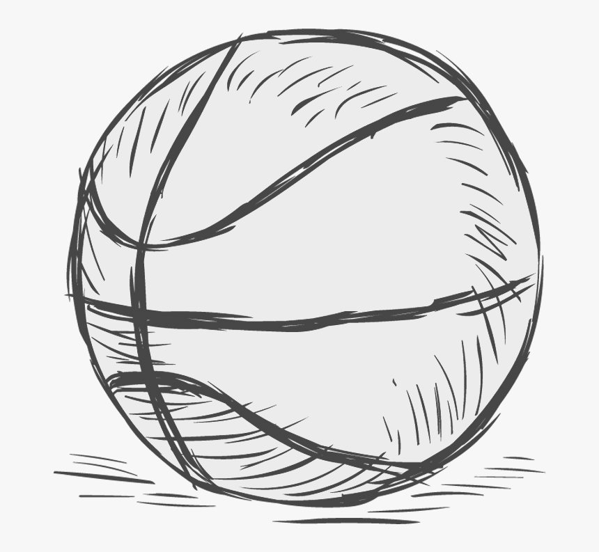 Swish 101 & The Swish Brand - Sketch Basket Ball, HD Png Download, Free Download