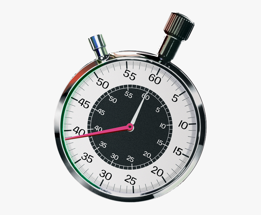 60 Minutes Stopwatch, HD Png Download, Free Download