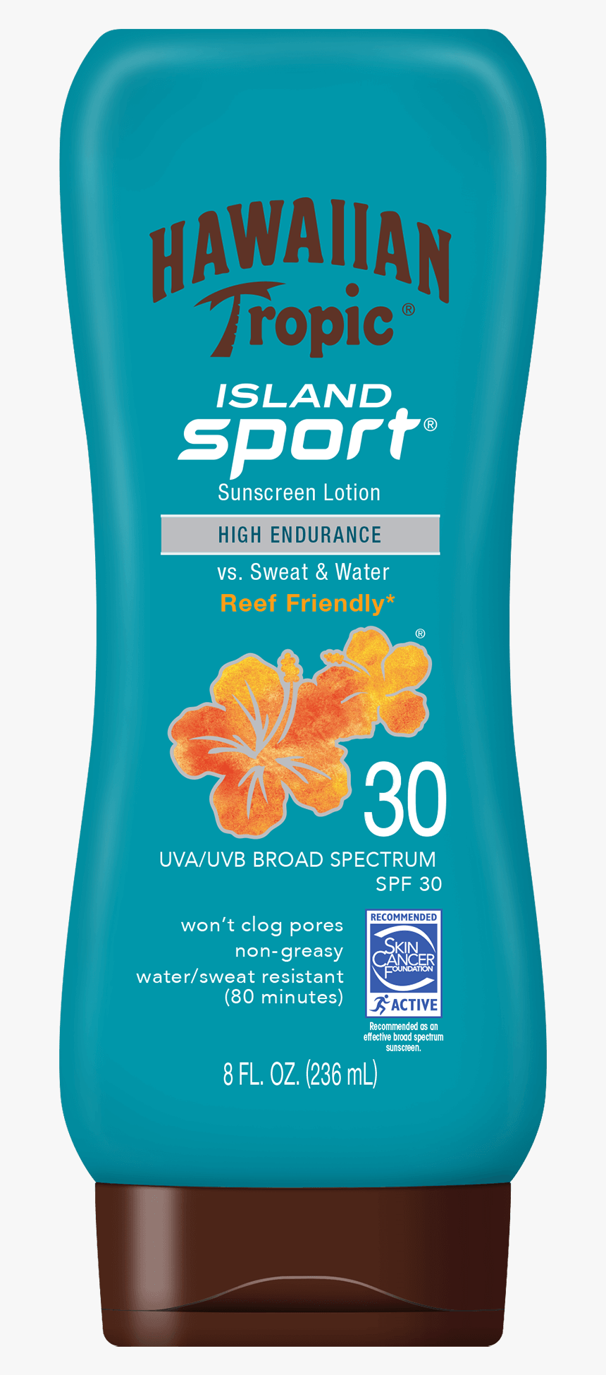 Y300464301 Us Sc Ht Ht Island Sport Lotion Spf30 8oz - Island Sport Hawaiian Tropic, HD Png Download, Free Download