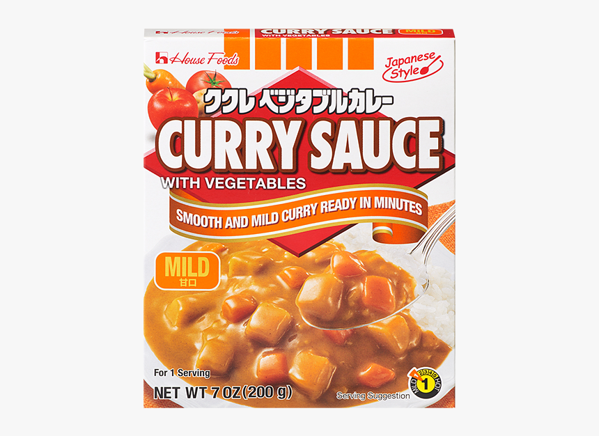 Curry Sauce With Vegetables Mild 7oz - House Foods Japan Curry, HD Png Download, Free Download