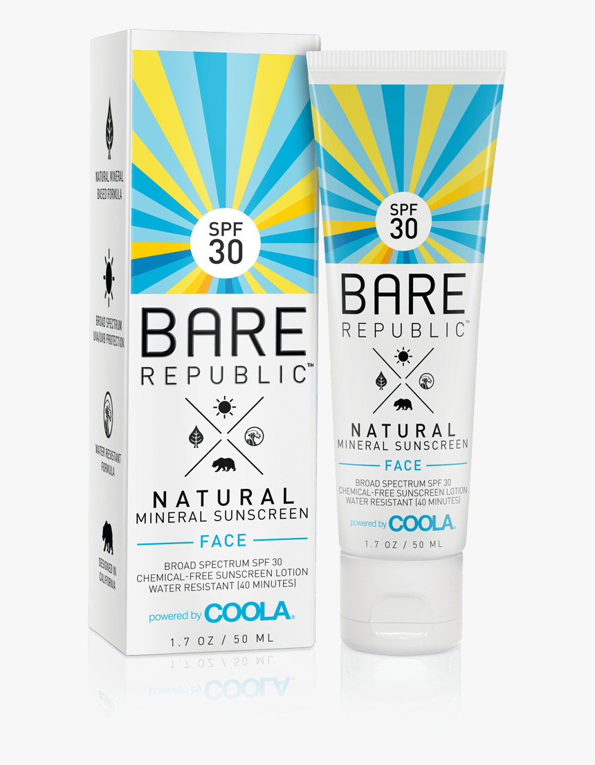 Photo Courtesy Manufacturer - Bare Republic Mineral Face Sunscreen Lotion Spf 30, HD Png Download, Free Download