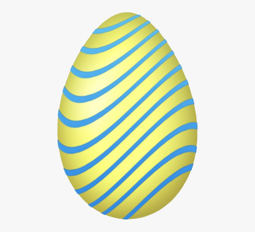 Yellow Easter Egg Transparent Background - Easter Egg Transparent Background, HD Png Download, Free Download
