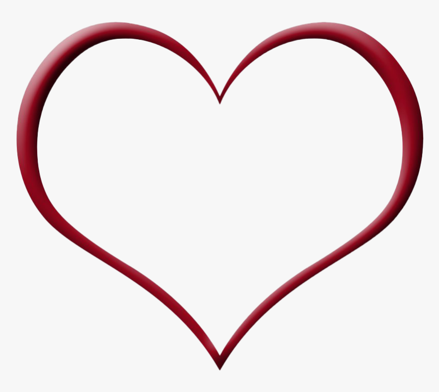 Heart Frame Png Clipart - Transparent Heart Frame Png, Png Download, Free Download