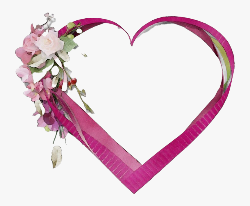 Heart Frame Png Transparent - Heart Photo Frame Png, Png Download, Free Download