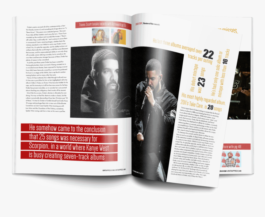 Drake Magazine Inner Page 1 - Magazine, HD Png Download, Free Download