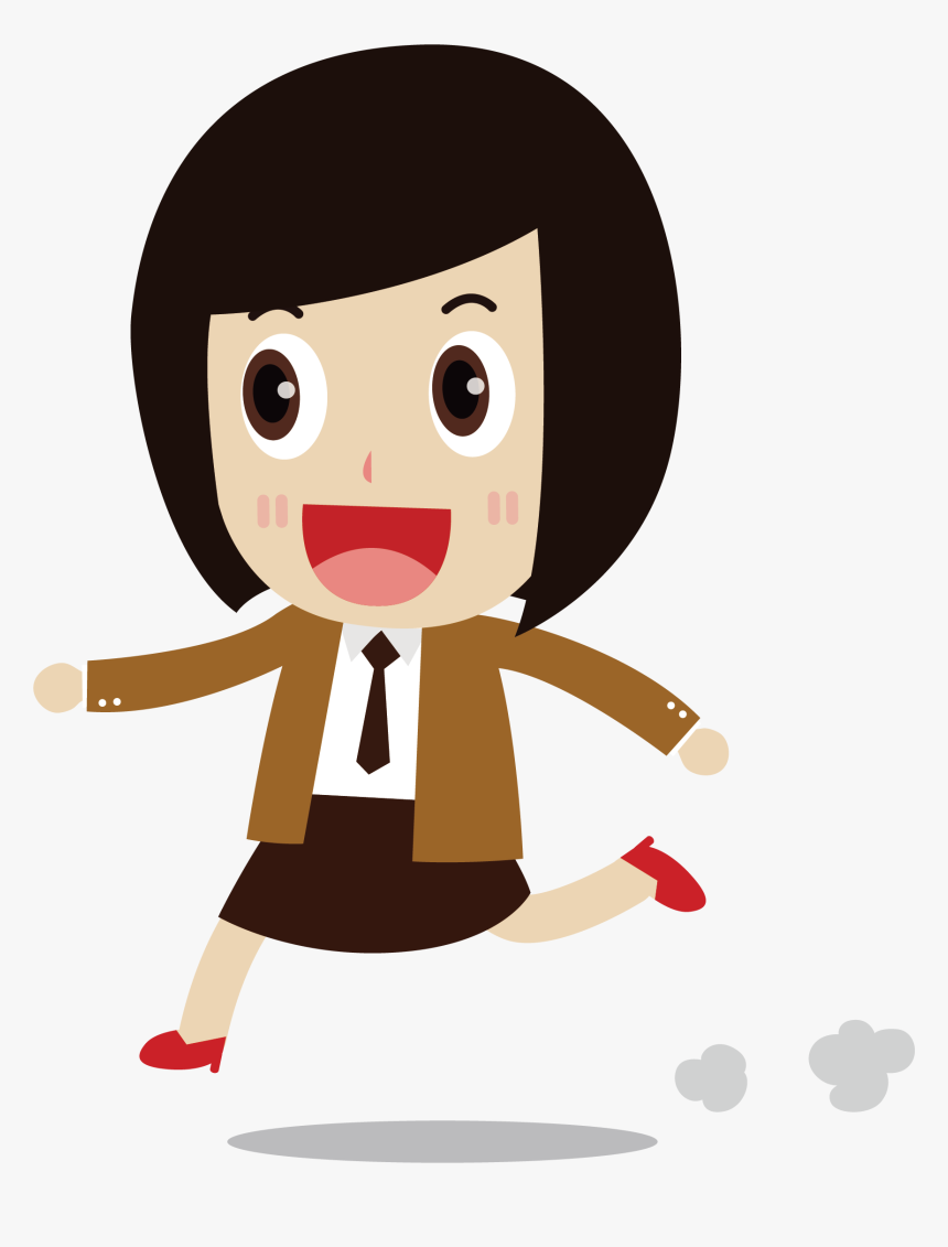 Short Hair Clipart - Short Hair Girl Clipart, HD Png Download, Free Download