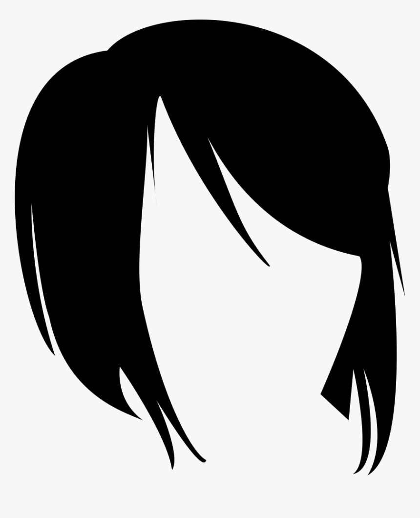 Short Hair Shape - Short Hair Icon Png, Transparent Png, Free Download