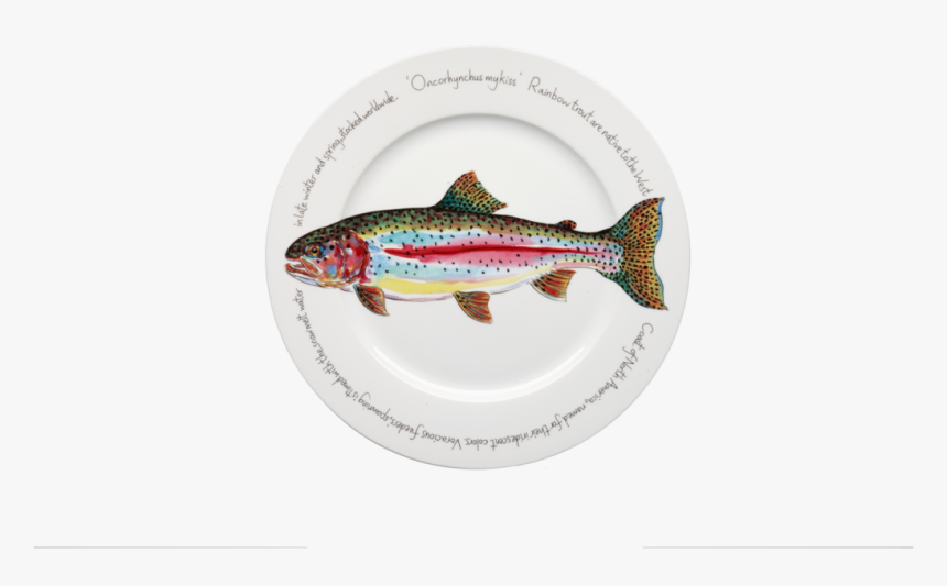 Rainbow Trout Presentation Plate - Trout, HD Png Download, Free Download