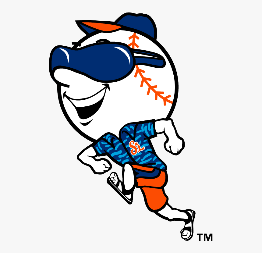 Mr Met On Vacation In Port St - St Lucie Mets Logo, HD Png Download ...