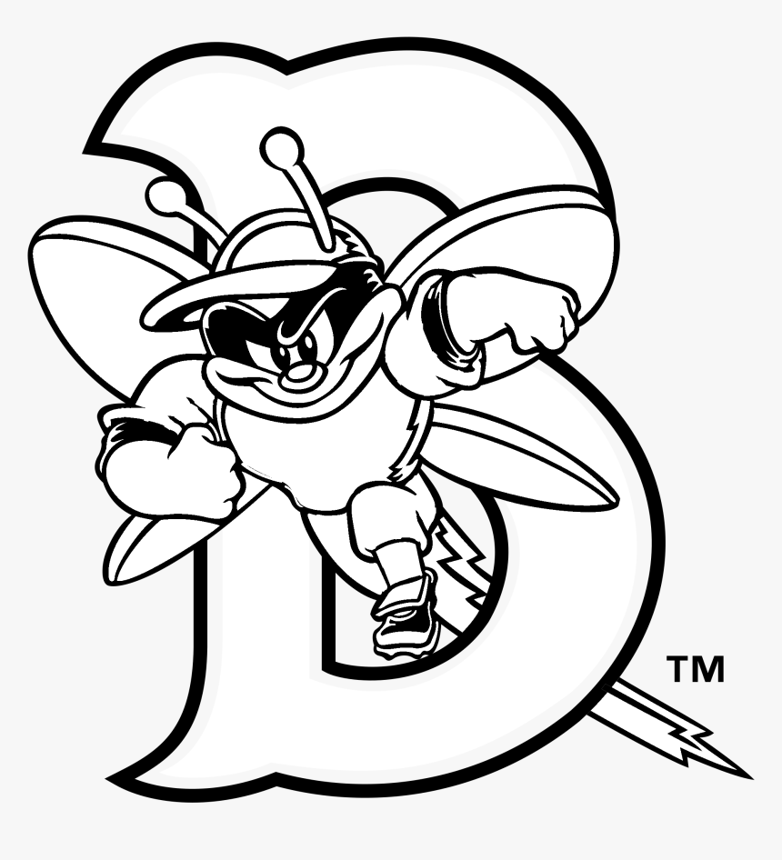 Binghamton Mets Logo Black And White - Binghamton Mets, HD Png Download, Free Download