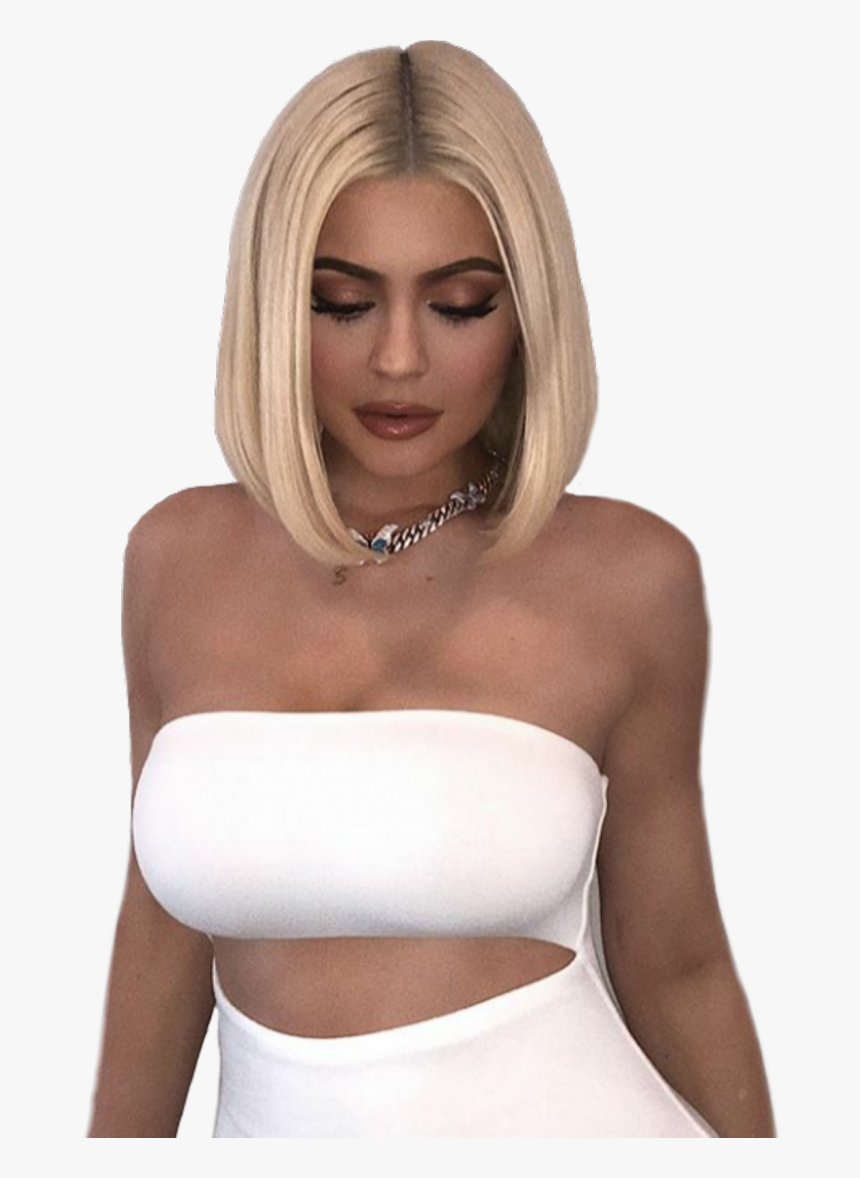 Transparent Kylie Jenner Png - Kylie Jenner Blonde Bob, Png Download, Free Download