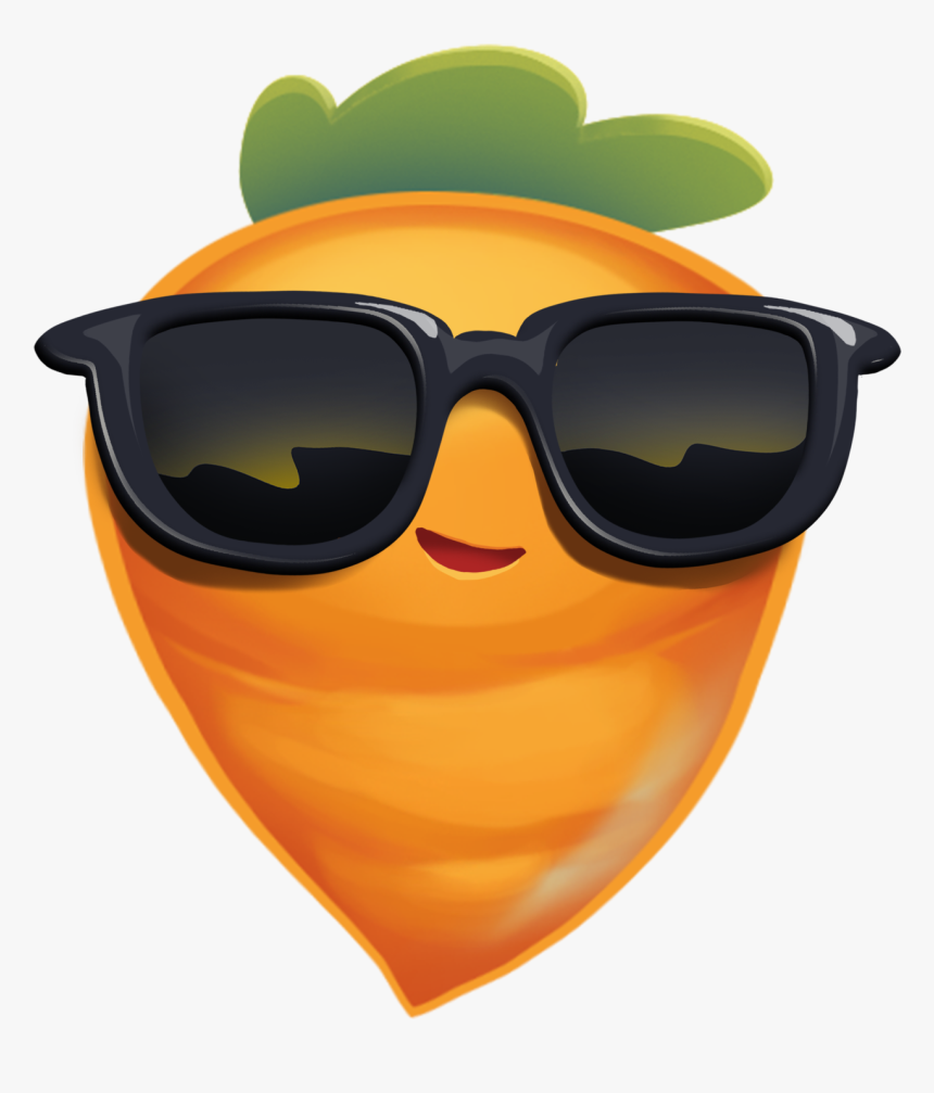 Carrot With Glasses - Carrot Sunglasses, HD Png Download, Free Download