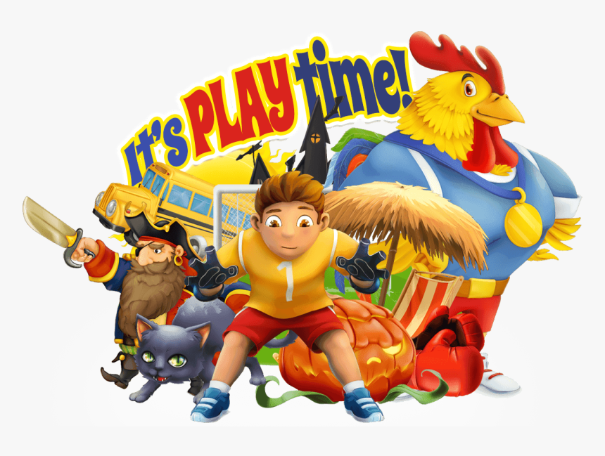 Play Online Games Free - Cartoon, HD Png Download - kindpng