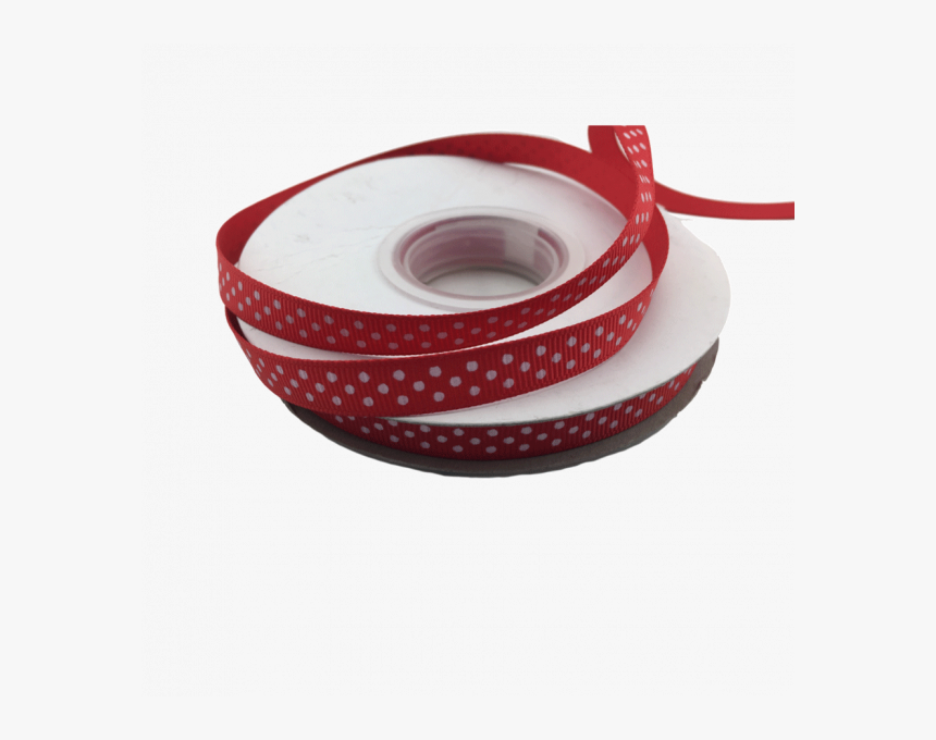 Ribbons [tag] Red And White Polka Dots Grosgrain 3/8″ - Polka Dot, HD Png Download, Free Download