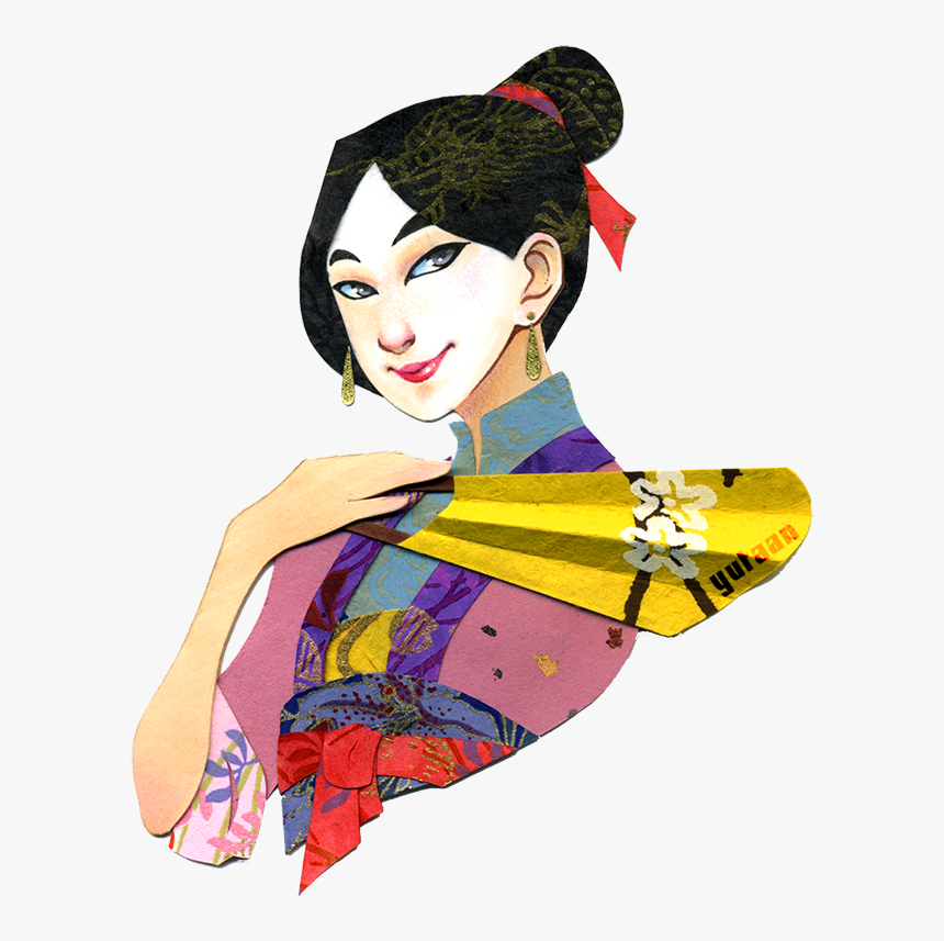 Papercraft Mulan To Go With Jasmine And Ariel - Fa Mulan, HD Png Download, Free Download