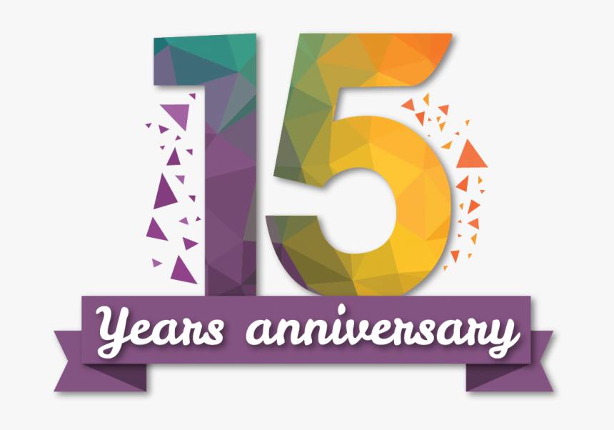 Anniversary Clipart 15 Year, Anniversary 15 Year Transparent - 15 Years Anniversary Logo Png, Png Download, Free Download