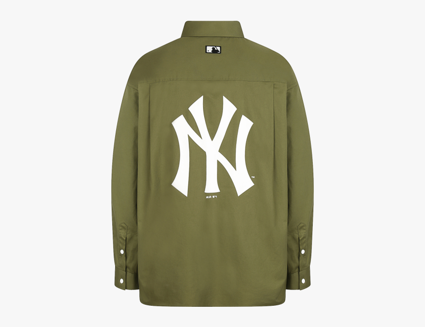 Back Big Logo Twin Pocket Casual Shirt New York Yankees - Sweatshirt, HD Png Download, Free Download