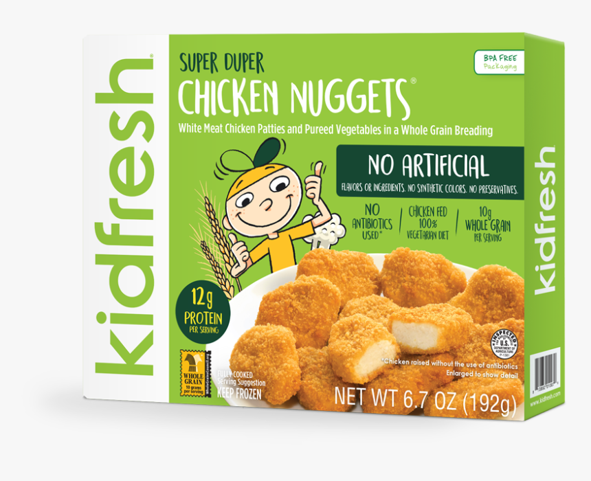 Super Duper Chicken Nuggets - Kid Fresh Pizza Bites, HD Png Download, Free Download