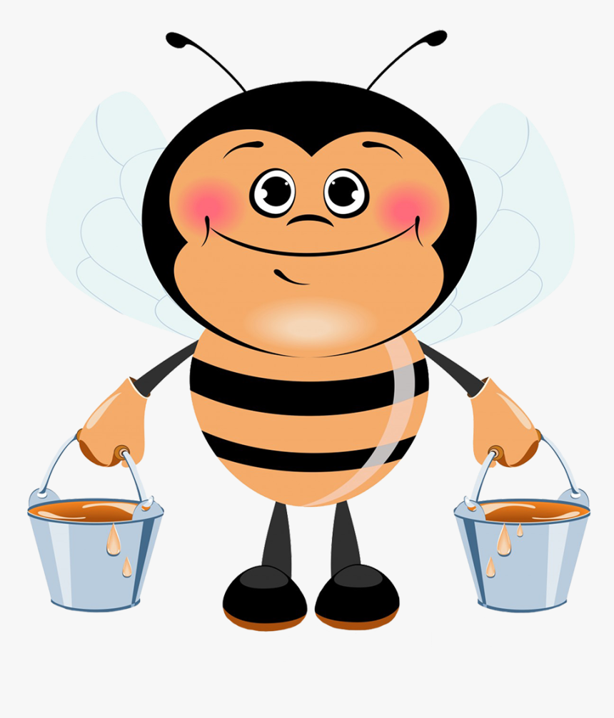 Cartoon Bee Clipart - Honey, HD Png Download, Free Download