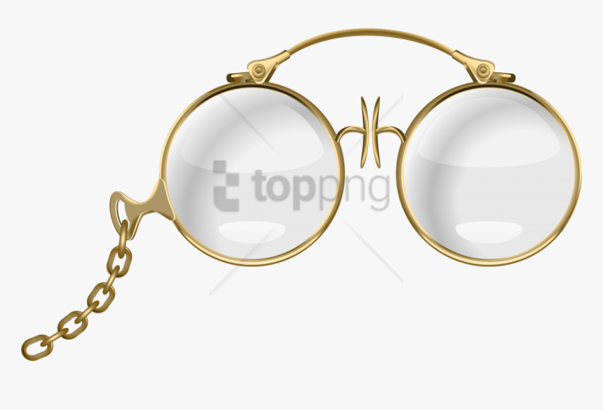 Free Png Download Gold Glasses Png Images Background - Background Chasma, Transparent Png, Free Download
