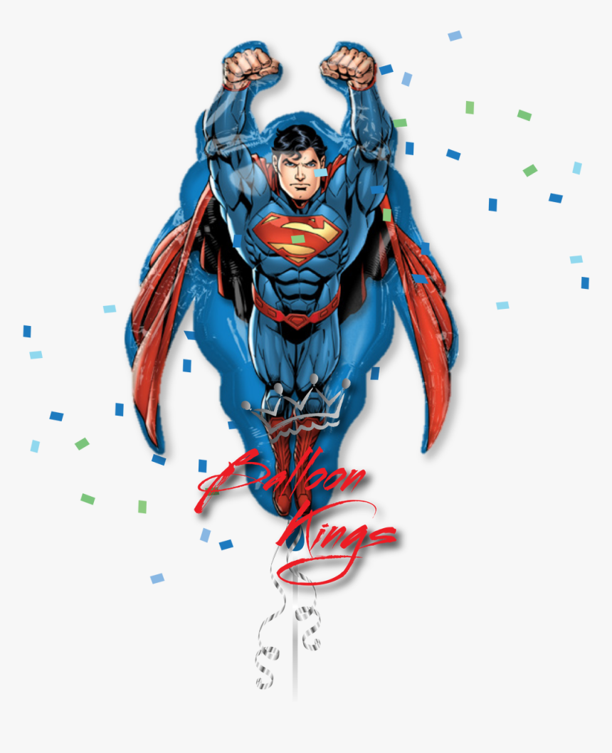 Flying Superman , Png Download - Superman Ballon, Transparent Png, Free Download