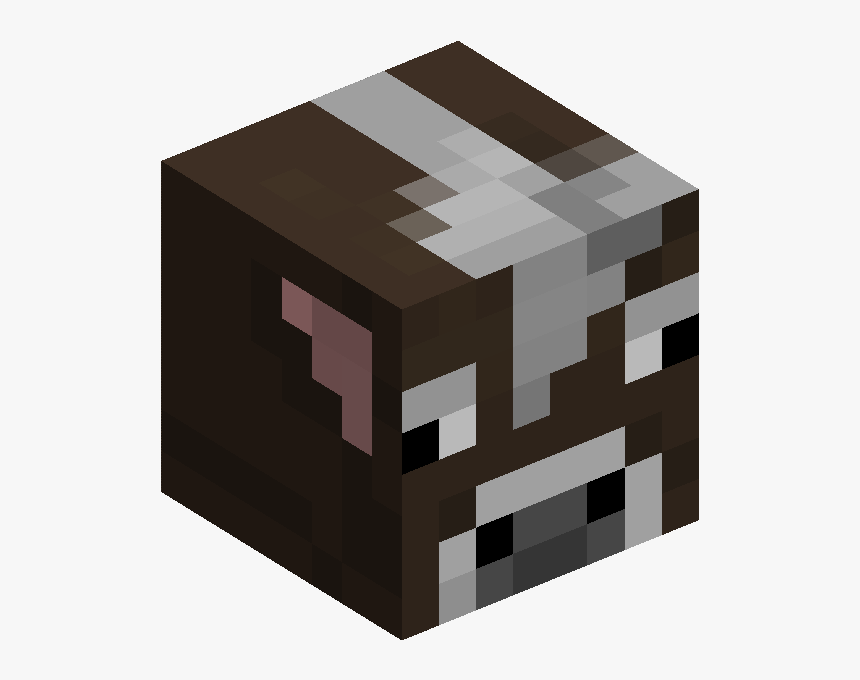 Cow Head - Cow Head Minecraft Top, HD Png Download, Free Download