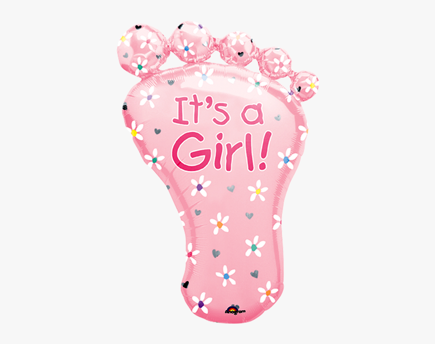Its A Girl Foot Print, HD Png Download, Free Download
