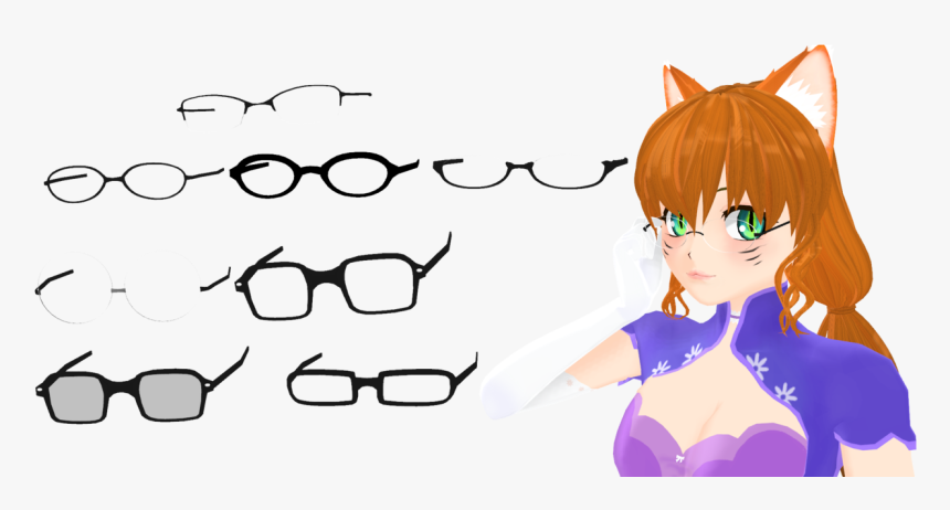 Transparent Anime Glasses Png - Anime Glasses Png, Png Download, Free Download