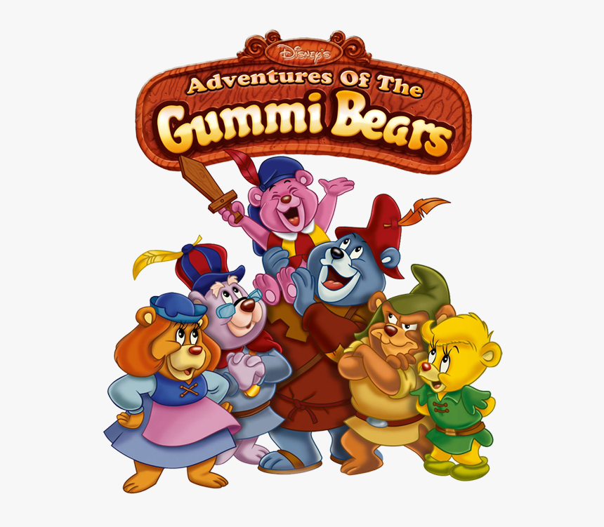 Transparent Gummy Bear Clipart - Gummi Bears Disney Plus, HD Png Download -...
