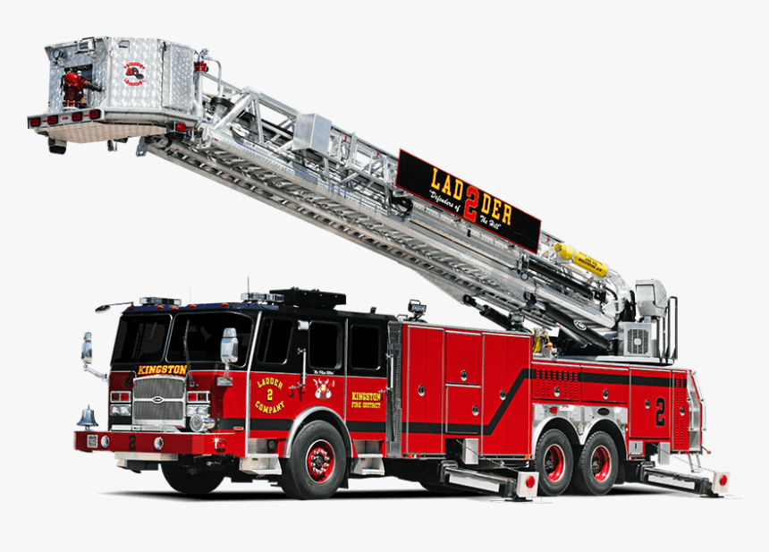 Fire Truck Aerial Clip Art, HD Png Download, Free Download