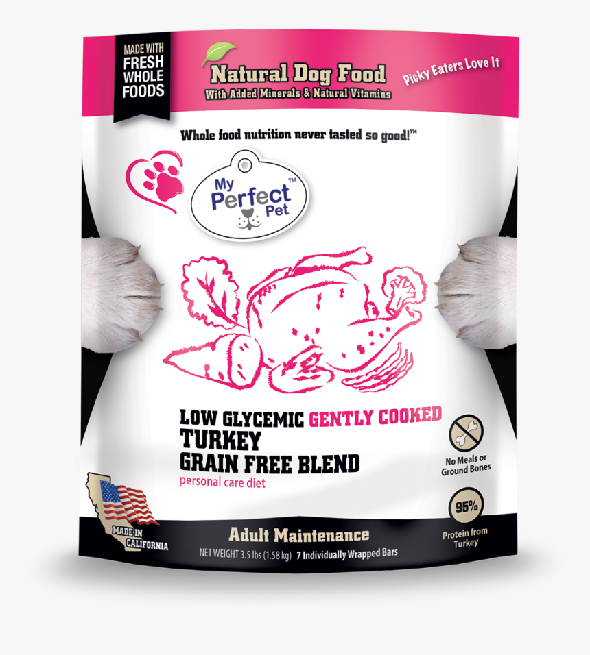 Low Glycemic Grain Free Turkey Blend - My Perfect Pet Hunters, HD Png Download, Free Download