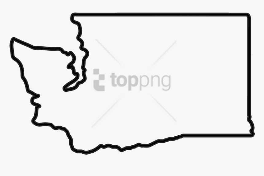 Free Png Washington State Png Image With Transparent - Washington State Outline Transparent, Png Download, Free Download