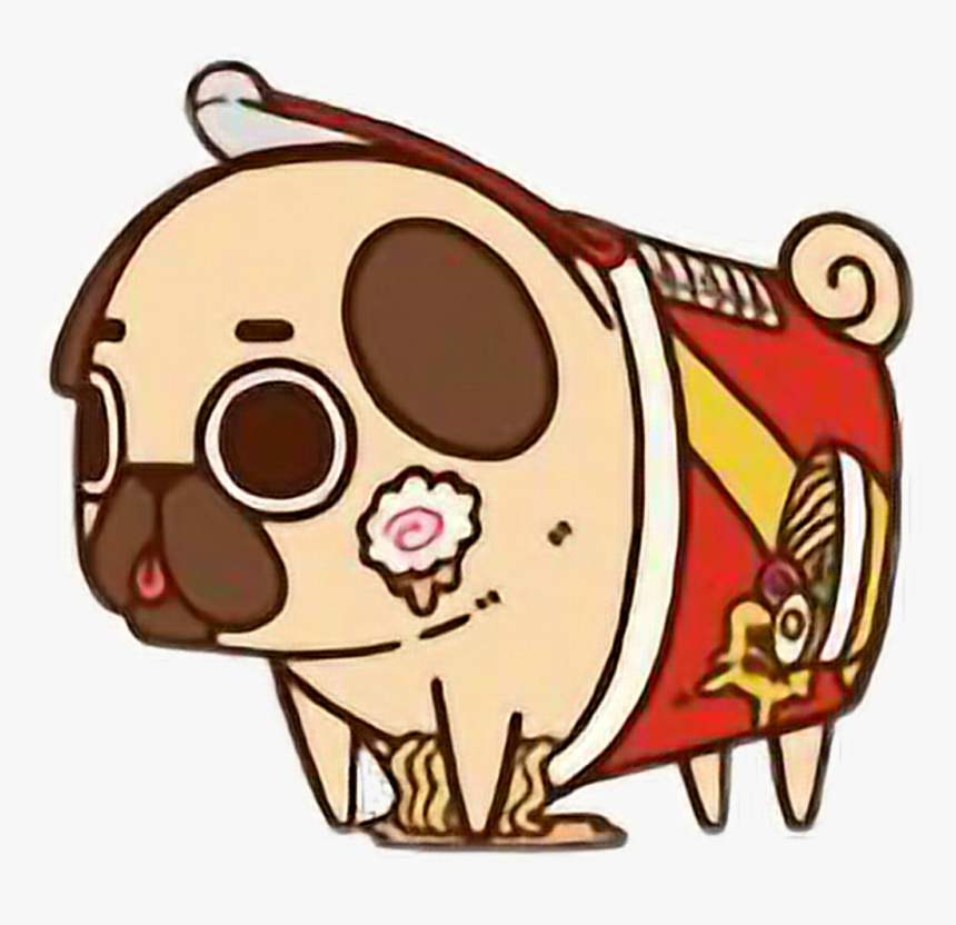 Transparent Cute Food Png - Puglie Pug, Png Download, Free Download