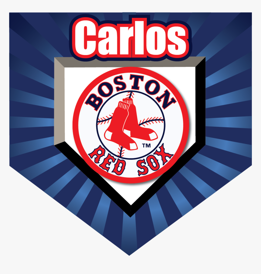 Red Sox Custom Home Plate Banner - Boston Red Sox, HD Png Download, Free Download