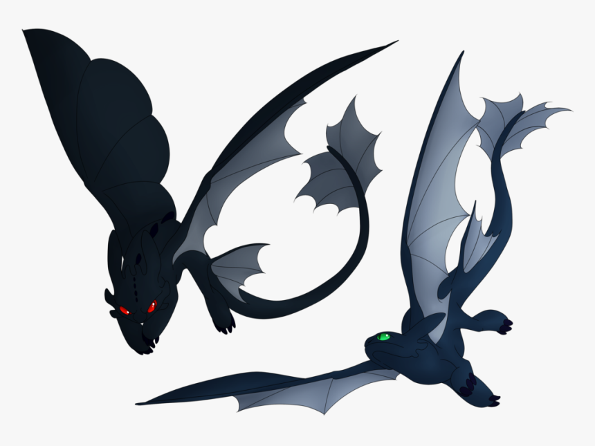 Transparent Dragon Clipart For Kids - Night Fury Dragon Transparent, HD Png Download, Free Download