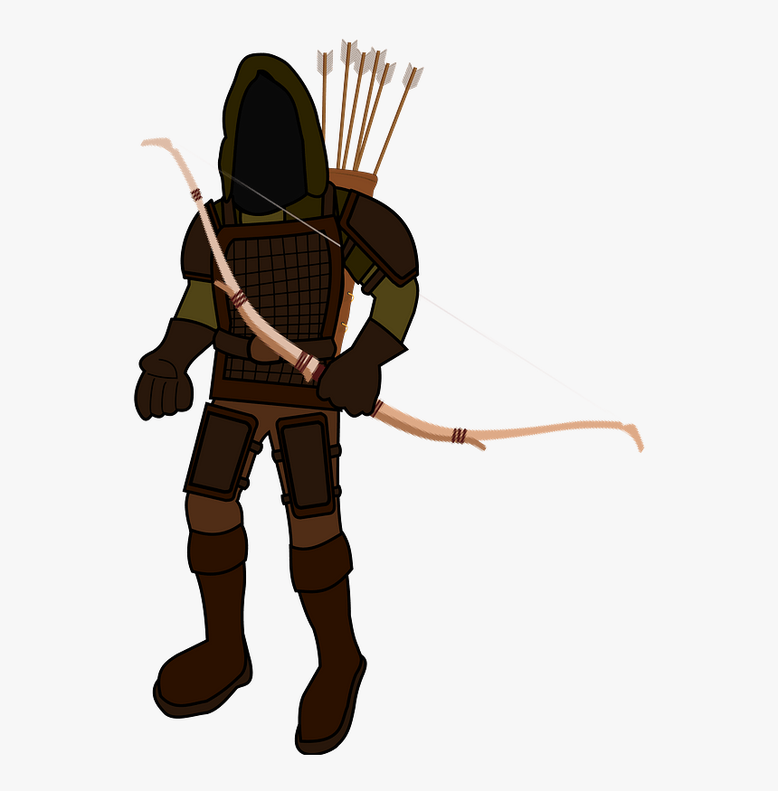 Ranger Archer Clipart - Soldier Png Bow, Transparent Png, Free Download