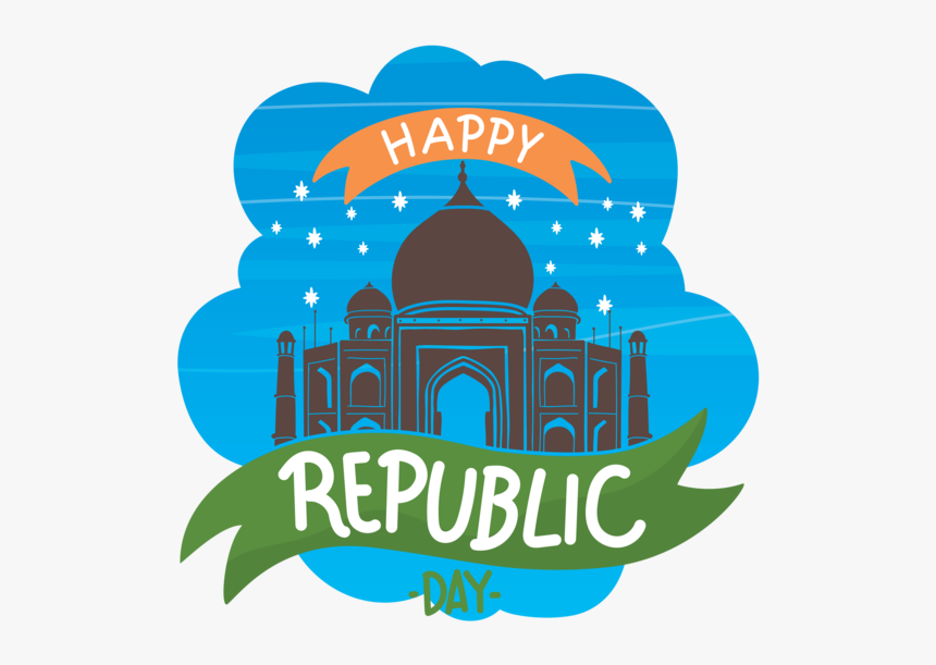 Transparent India Republic Day Logo Turquoise Font - Republic Day In Advance, HD Png Download, Free Download