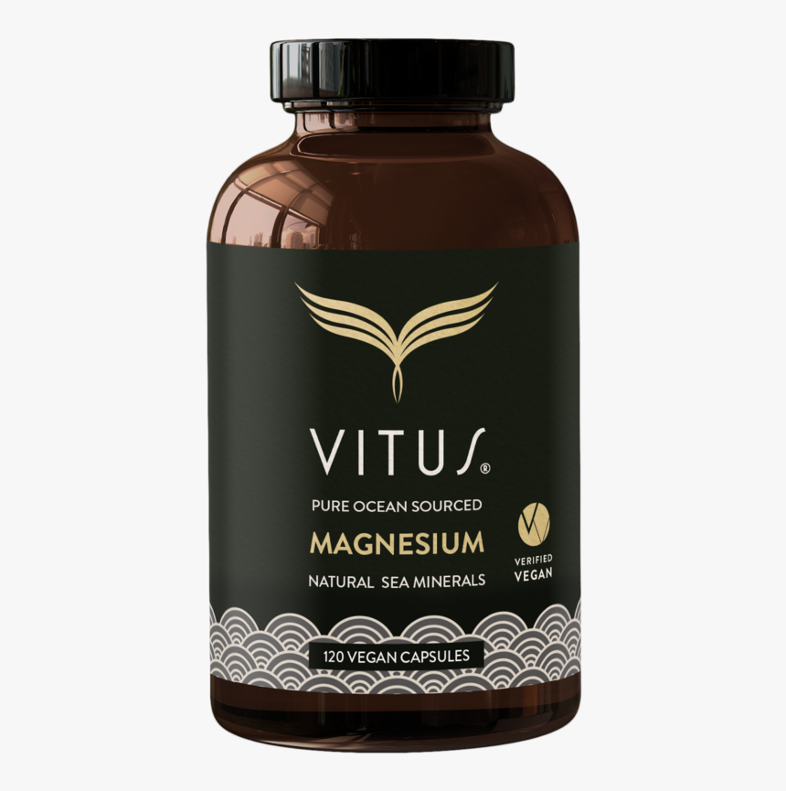 Vitus Magnesium 120 Capsules - Dietary Supplement, HD Png Download, Free Download