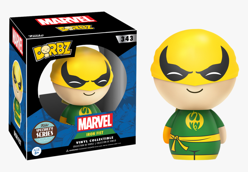 Iron Fist Dorbz Vinyl Figure - Marvel Iron Fist Dorbz, HD Png Download, Free Download