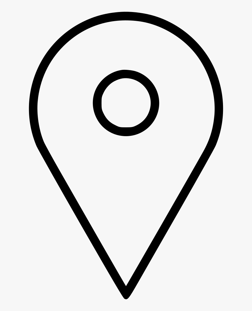 Maps Point - Location Icon White Color, HD Png Download, Free Download