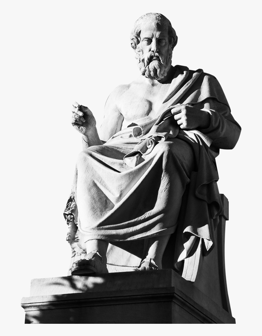 Socrates Statue Png - Plato Statue, Transparent Png, Free Download