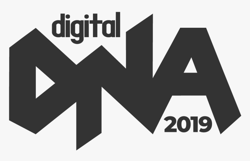 Digital Dna Logo Square Monotone - Graphic Design, HD Png Download, Free Download