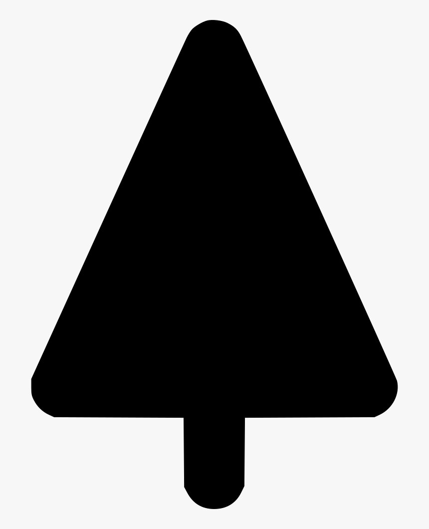 Tree Evergreen - Triangle, HD Png Download, Free Download