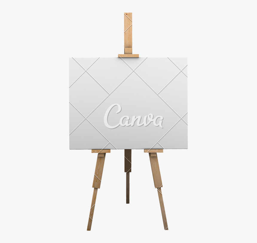 Blank Canvas Png - Easel, Transparent Png, Free Download