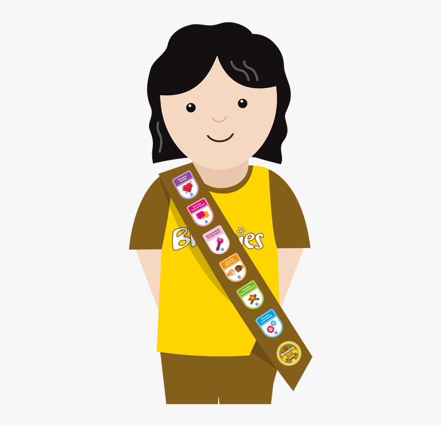 Girlguiding Brownies Clipart - Brownie Guide Clipart, HD Png Download, Free Download